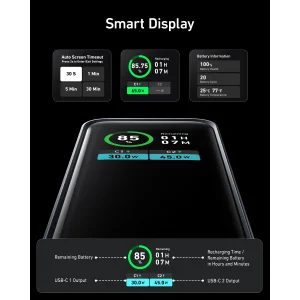 Зовнішній акумулятор Anker Prime 12000mAh 130W (A1335011)