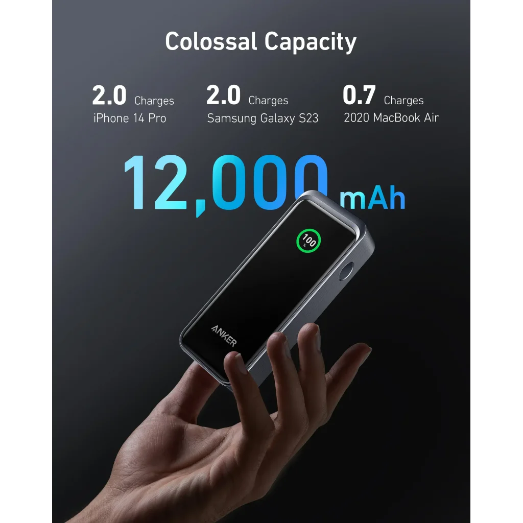 Зовнішній акумулятор Anker Prime 12000mAh 130W (A1335011)