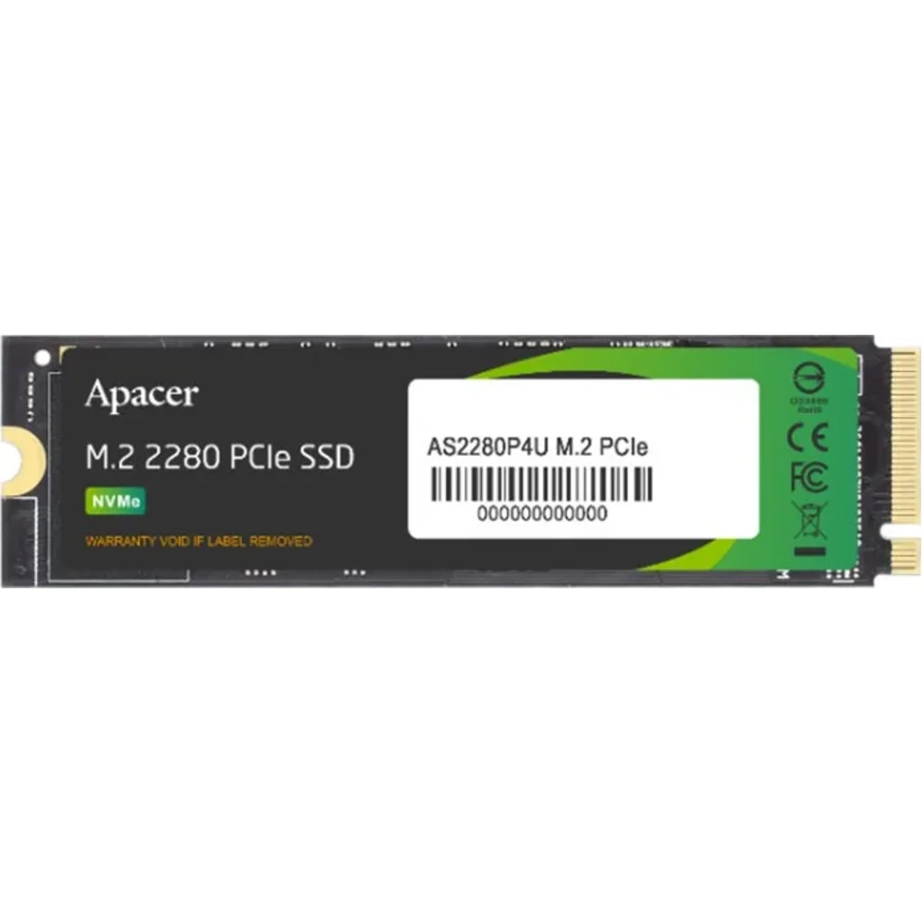 SSD внутренние APACER AS2280 512GB M.2 (AP512GAS2280P4U-1) UA