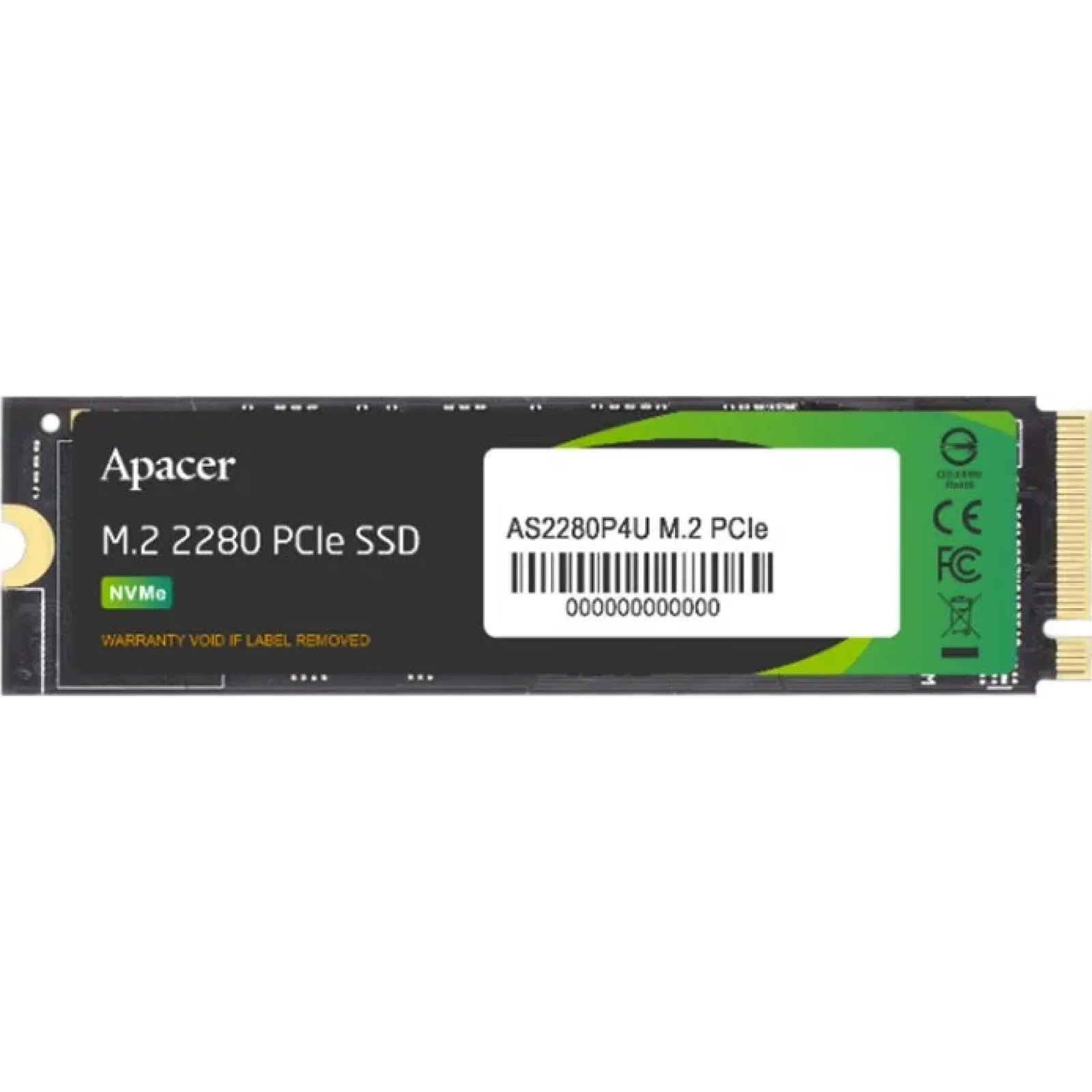 SSD внутрішні APACER AS2280 512GB M.2 (AP512GAS2280P4U-1) UA