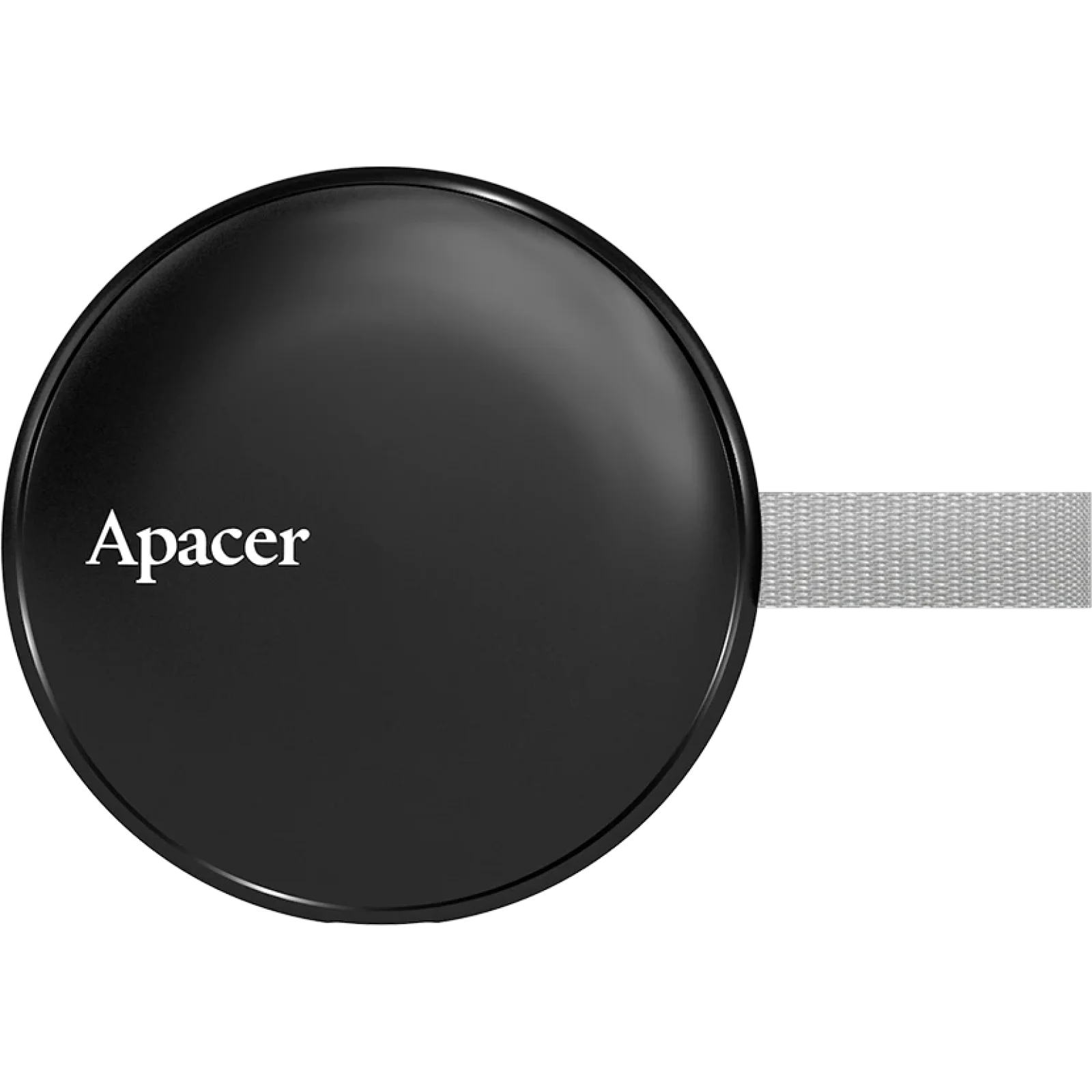 Накопичувач SSD APACER USB 256GB Magnetic Portable AS725 Black (AP256GAS725B-1) UA