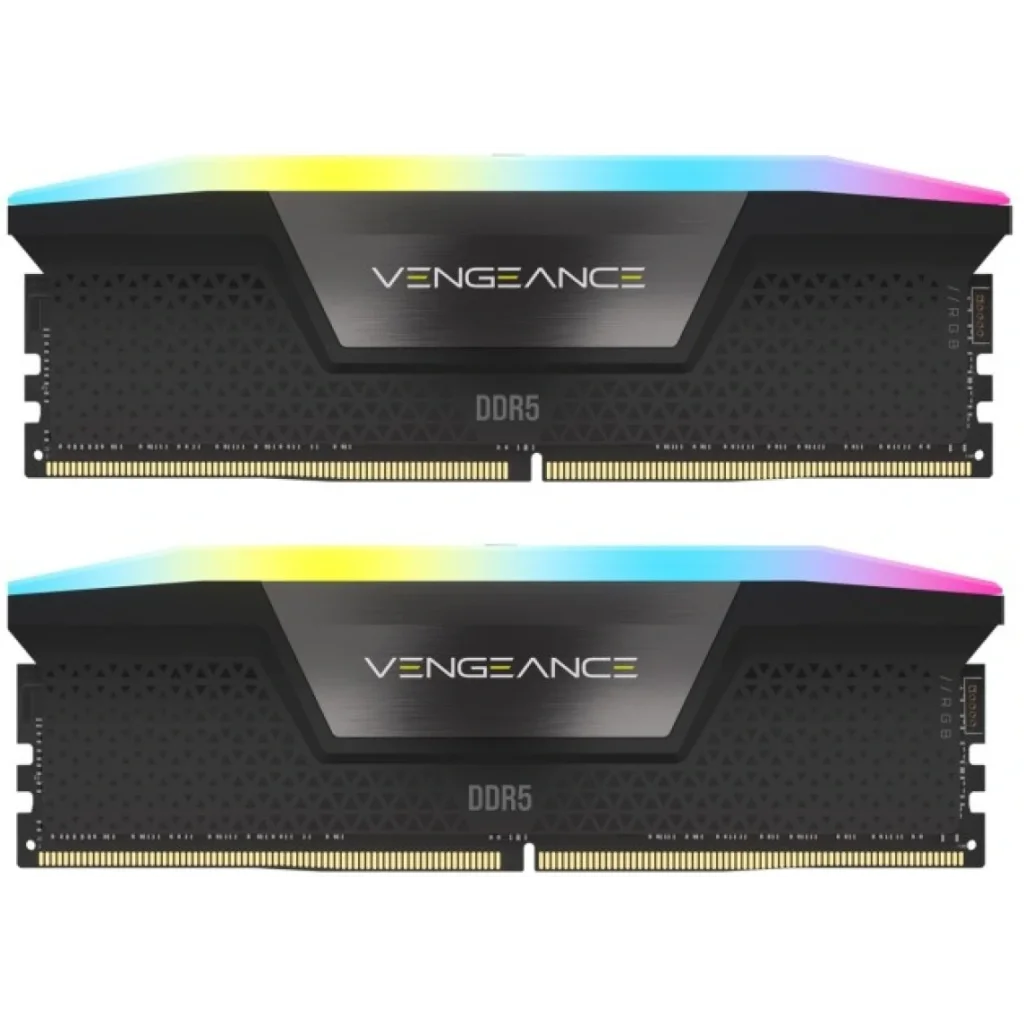 Модуль пам'яті DDR5 2x16GB/6000 Corsair Vengeance RGB Black (CMH32GX5M2E6000C36)