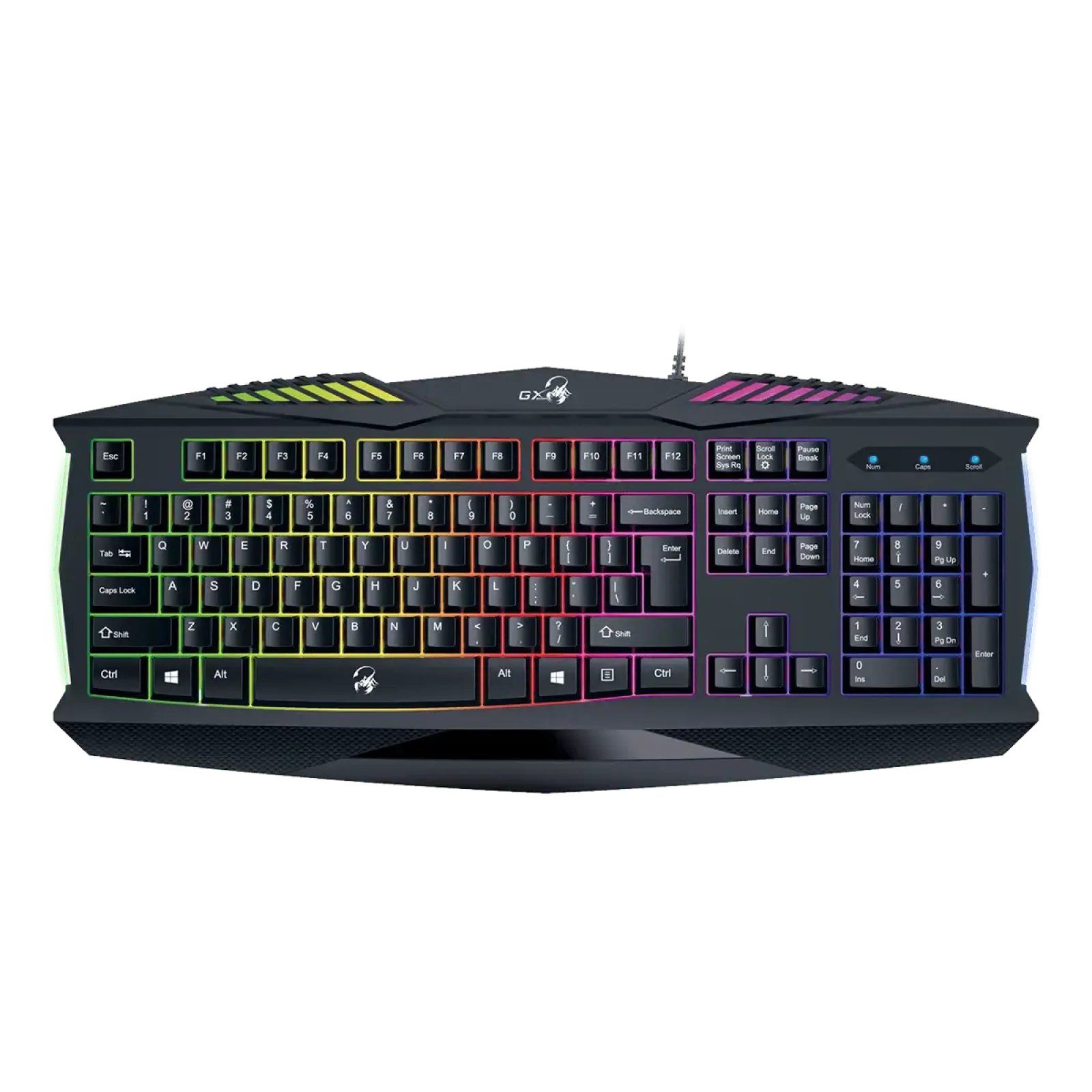 Клавіатура мембранна Genius Scorpion K-220, 104key, USB-A, чорний (31310475104) UA