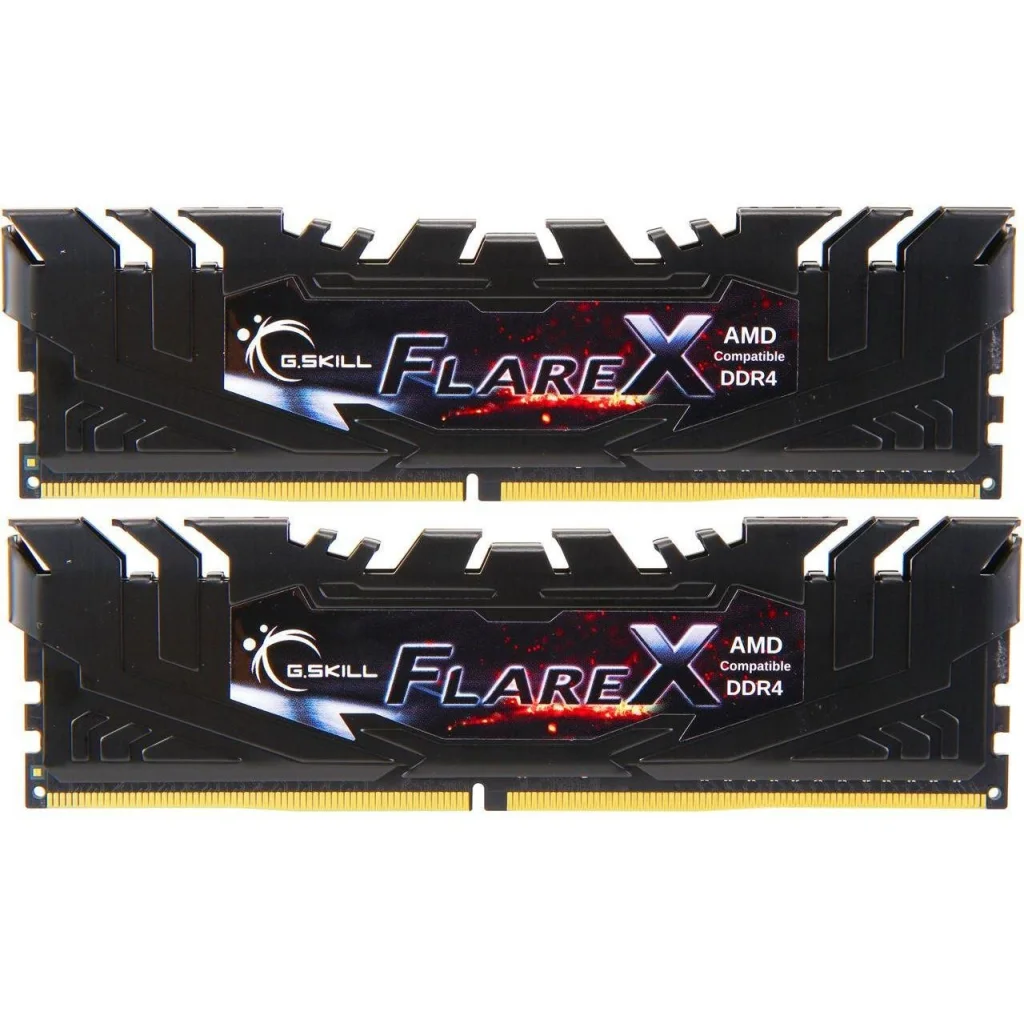 Модуль пам'яті G.Skill 16 GB (2x8GB) DDR4 3200 MHz Flare X Black (F4-3200C16D-16GFX) UA