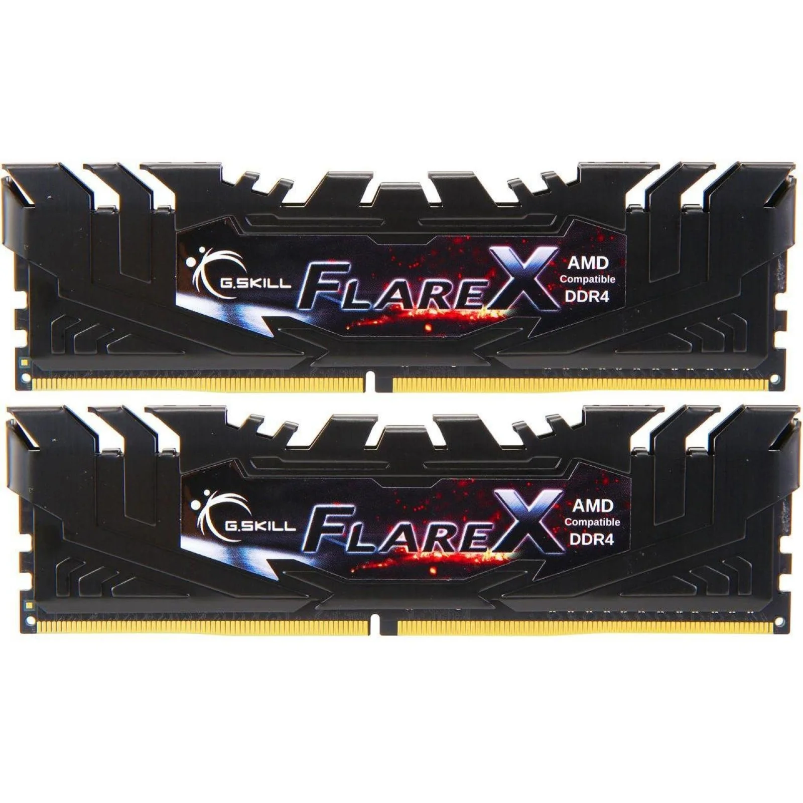 Модуль памяти G.Skill 16 GB (2x8GB) DDR4 3200 MHz Flare X Black (F4-3200C16D-16GFX) UA