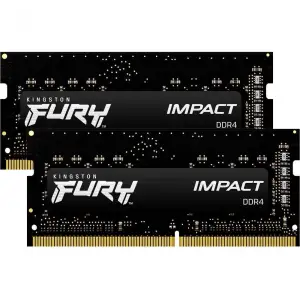 Оперативная память Kingston FURY 64 GB (2x32GB) SO-DIMM DDR4 3200 MHz Impact (KF432S20IBK2/64)