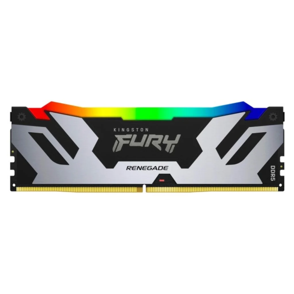 Модуль памяти Kingston FURY 32 GB (2x16GB) DDR5 8000 MHz Renegade Silver/Black RGB (KF580C38RSAK2-32)