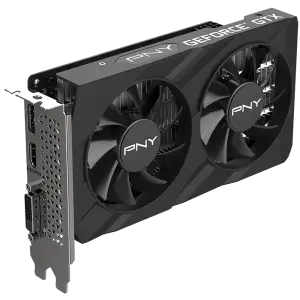 Видеокарта PNY GeForce GTX 1650 Dual Fan 4GB GDDR6 (VCG16514D6DFXPB1)