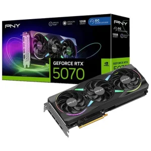 Відеокарта PNY GeForce RTX 5070 ARGB EPIC-X RGB Overclocked Triple Fan (VCG507012TFXXPB1-O)