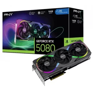 Видеокарта PNY GeForce RTX 5080 ARGB EPIC-X RGB OC Triple Fan (VCG508016TFXXPB1-O)