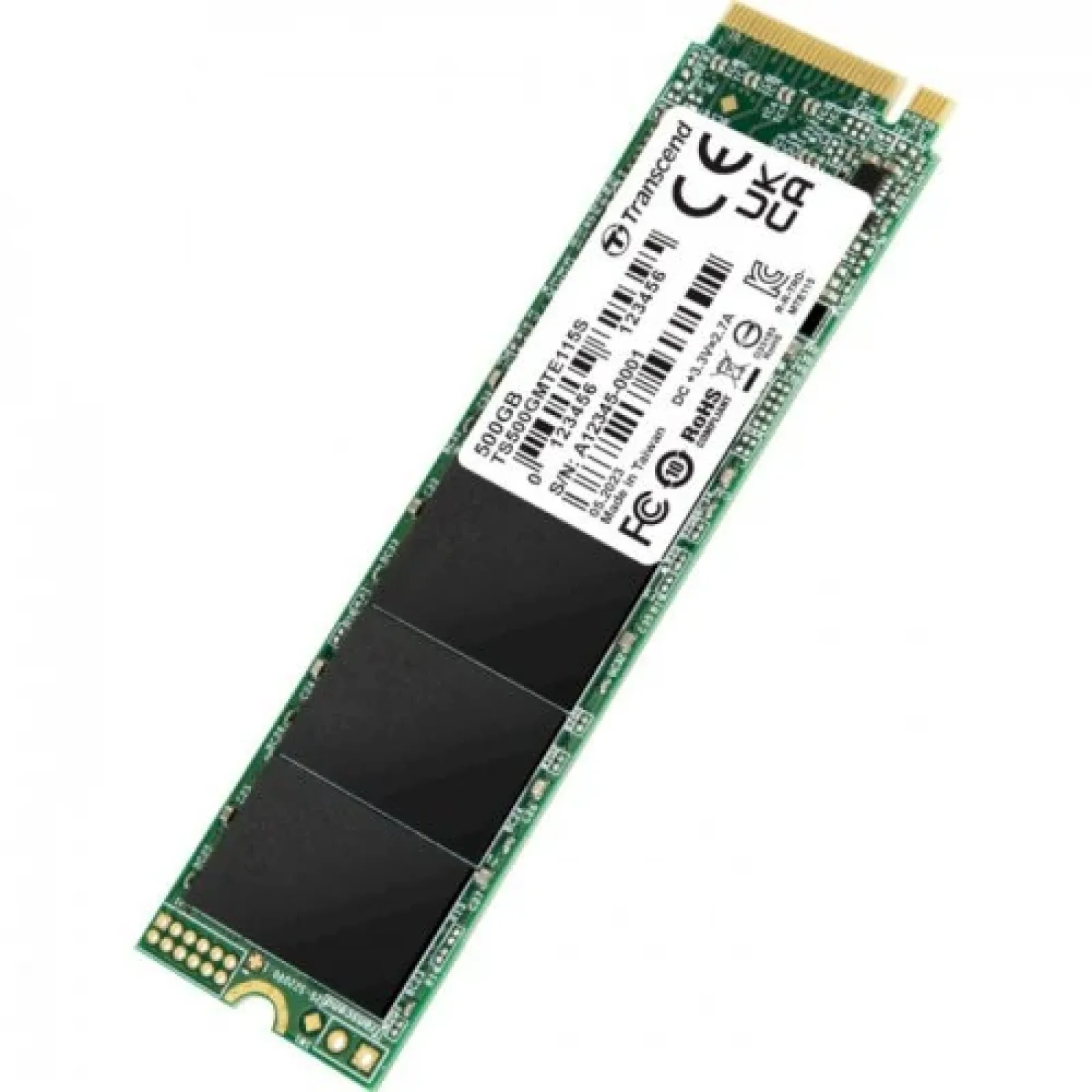 SSD внутрішні TRANSCEND MTE115S 500GB M.2 2280 Gen3x4 TLC UA