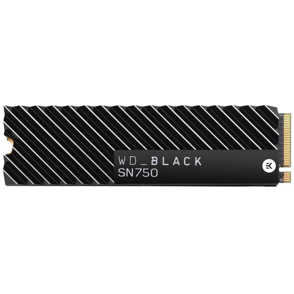 SSD внутренние WD Black SN750 NVME SSD 500 GB With Heatsink (WDS500G3XHC)
