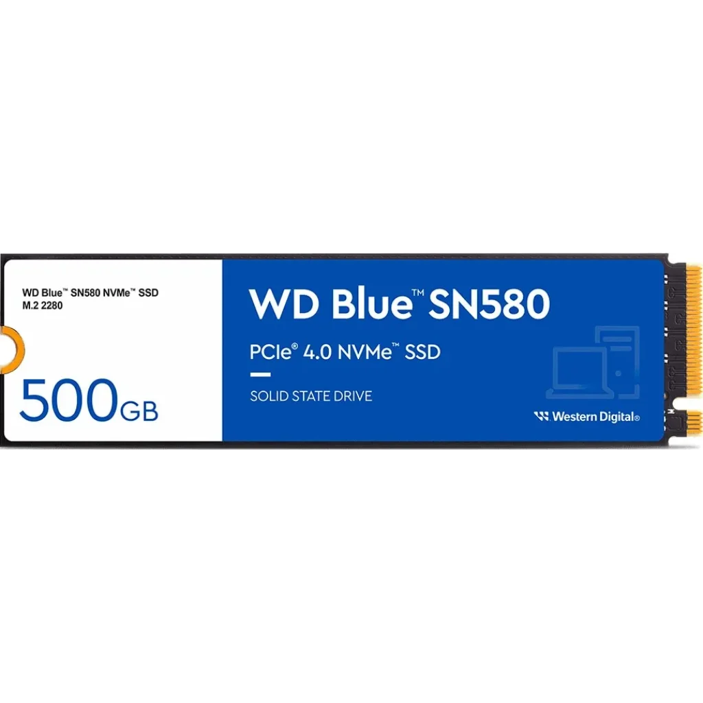 SSD накопитель WD Blue SN580 500 GB (WDS500G3B0E)