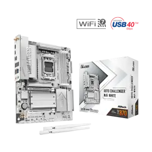 Материнская плата ASRock X870 Challenger WiFi White s-AM5 UA