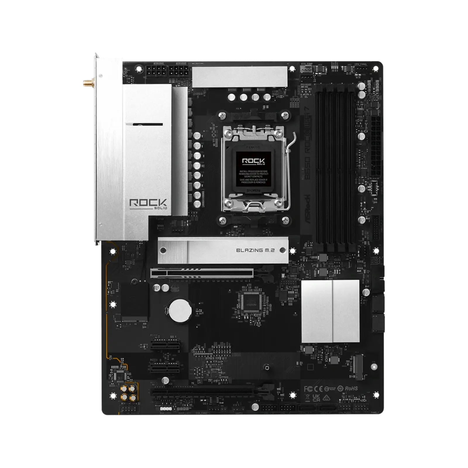 Материнська плата ASRock B650 Rock WiFi 7 s-AM5 UA