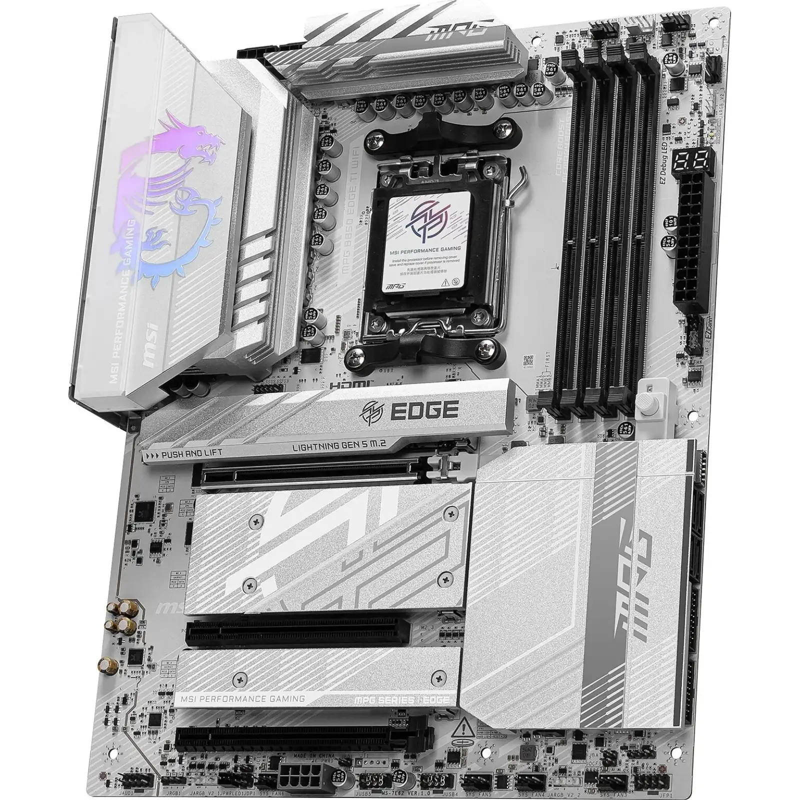 Материнська плата MSI MPG B850 Edge TI WIFI s-AM5 UA
