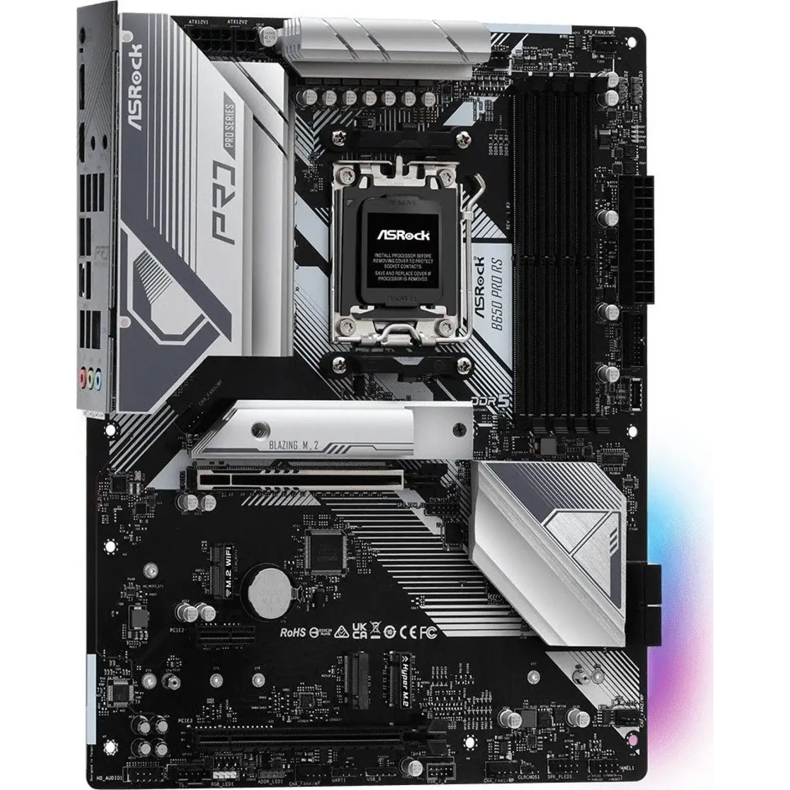 Материнская плата ASRock B650 Pro RS s-AM5 B650 UA