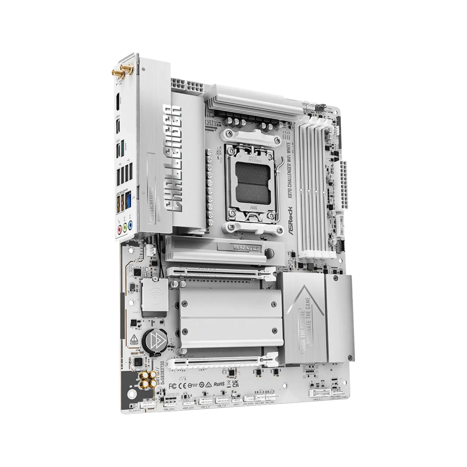 Материнская плата ASRock X870 Challenger WiFi White s-AM5 UA