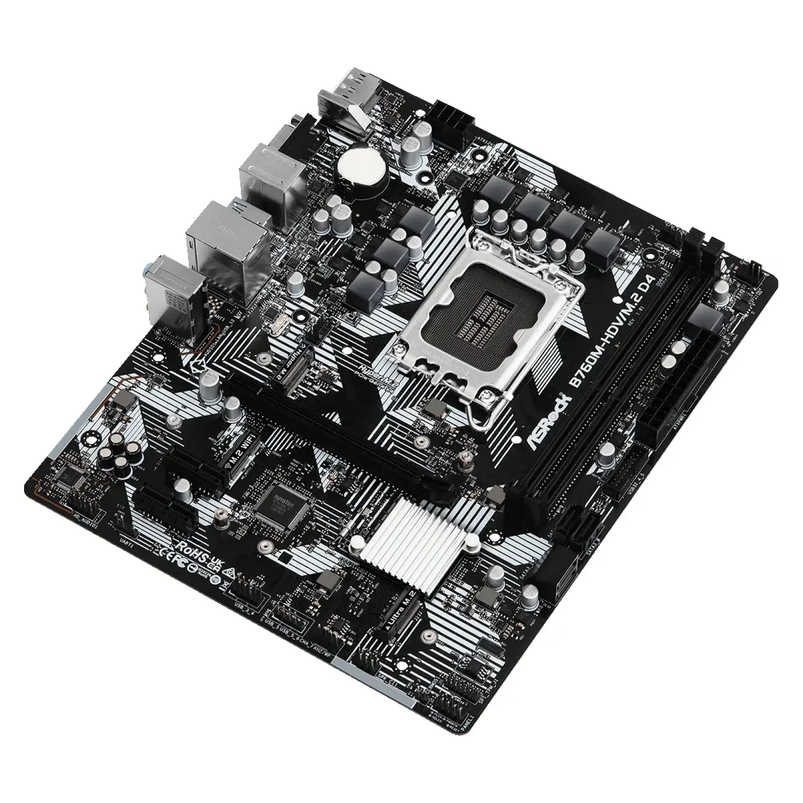 Материнская плата ASRock B760M-HDV/M.2 D4