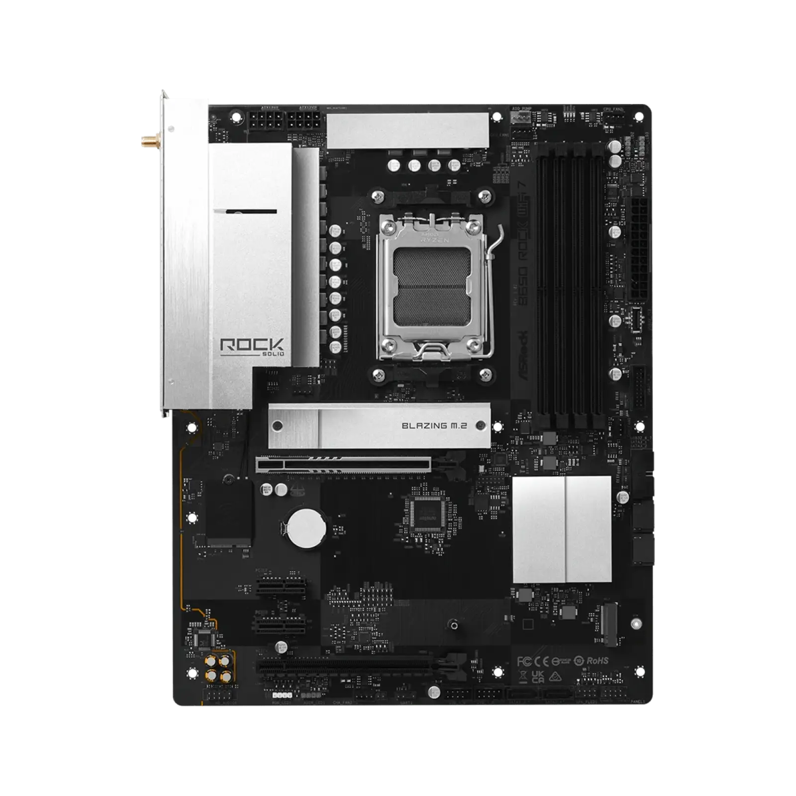 Материнська плата ASRock B650 Rock WiFi 7 s-AM5 UA