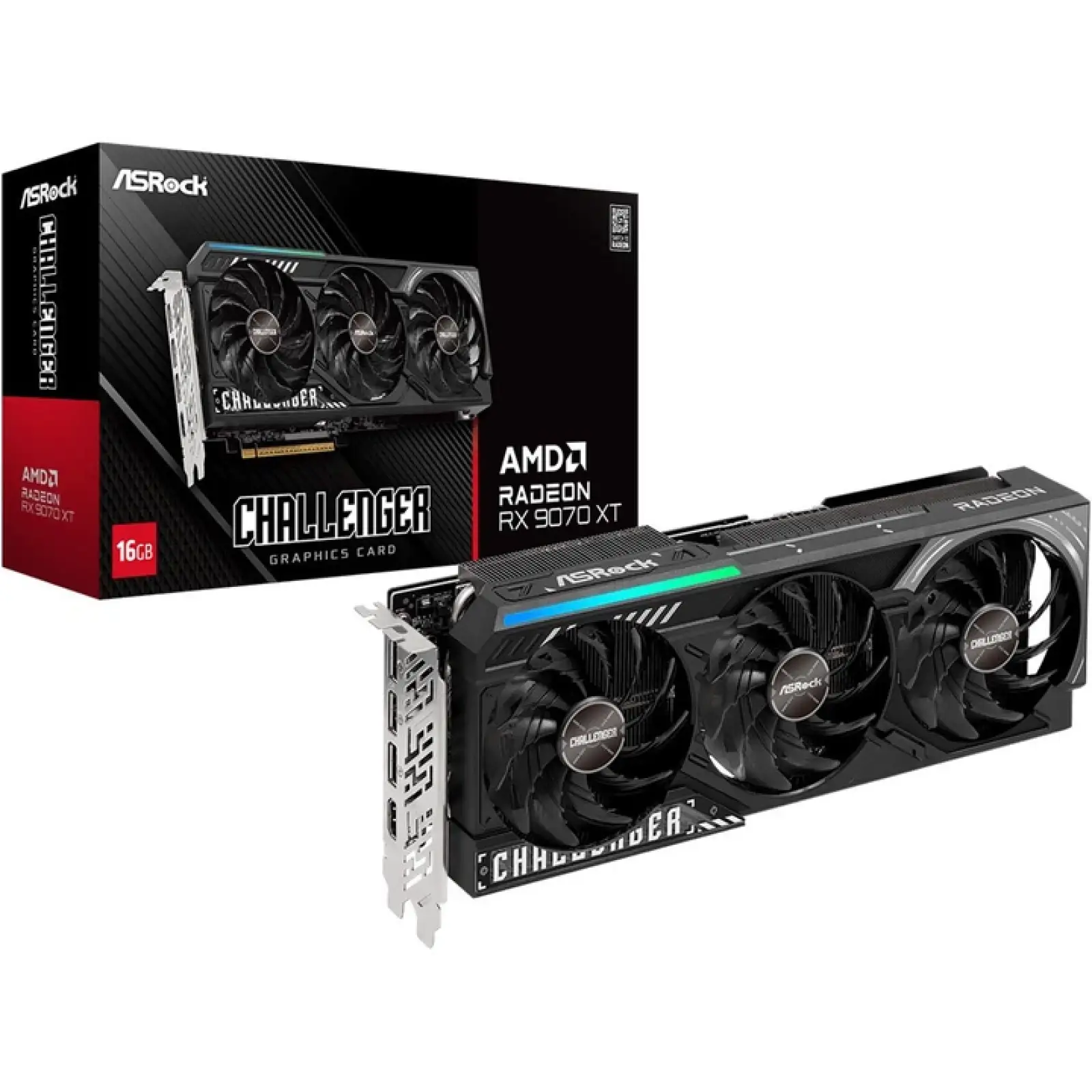 Відеокарта ASRock AMD Radeon Challenger RX 9070 XT CL 16G (90-GA61ZZ-00UANF)