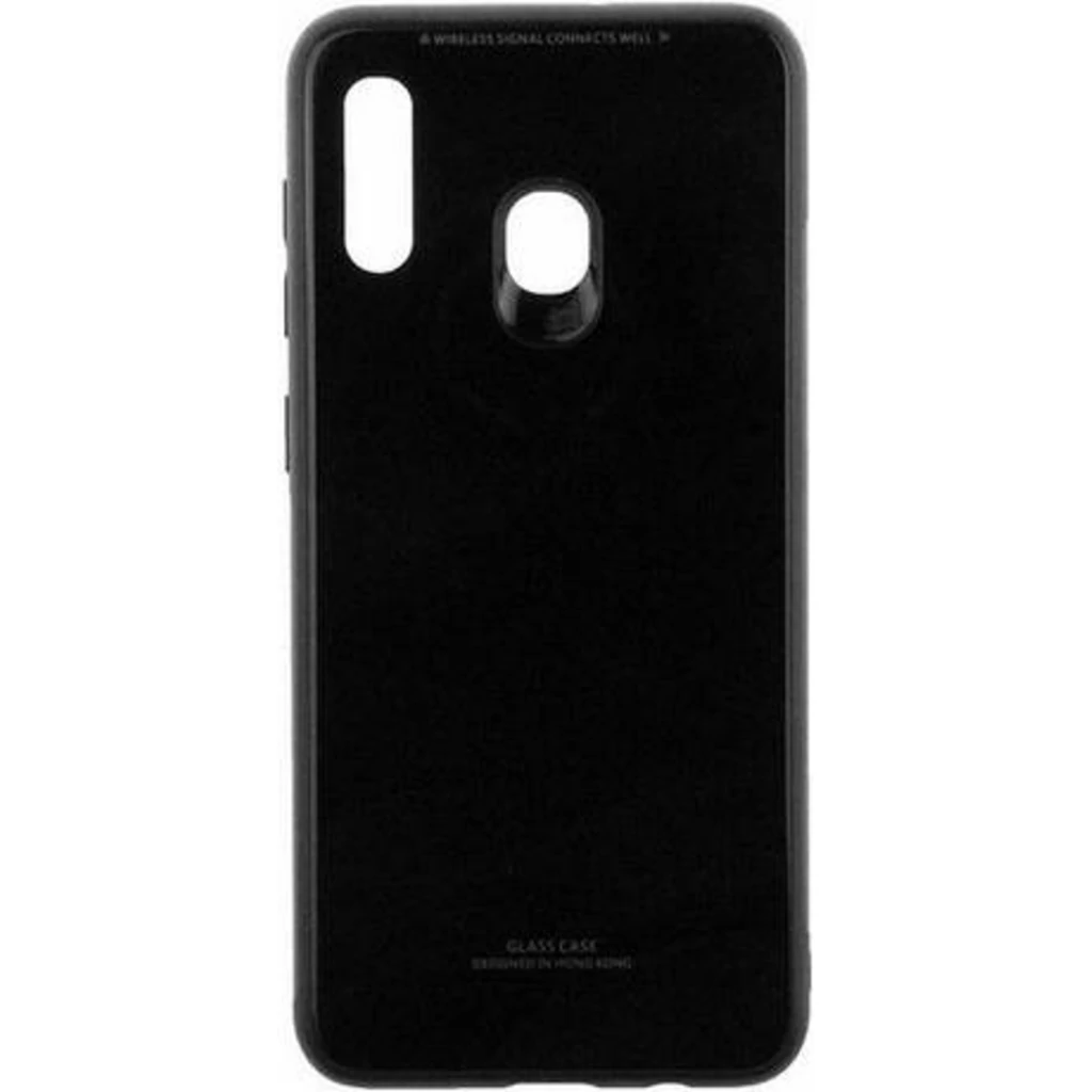 Чохол Samsung Galaxy A30 SM-A305, Samsung Galaxy A20 SM-A205 1TOUCH Soft Glass Black