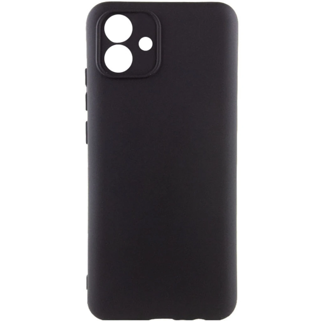 Чохол Silicone Cover Lakshmi Full Camera Black для Samsung Galaxy A05 SM-A055