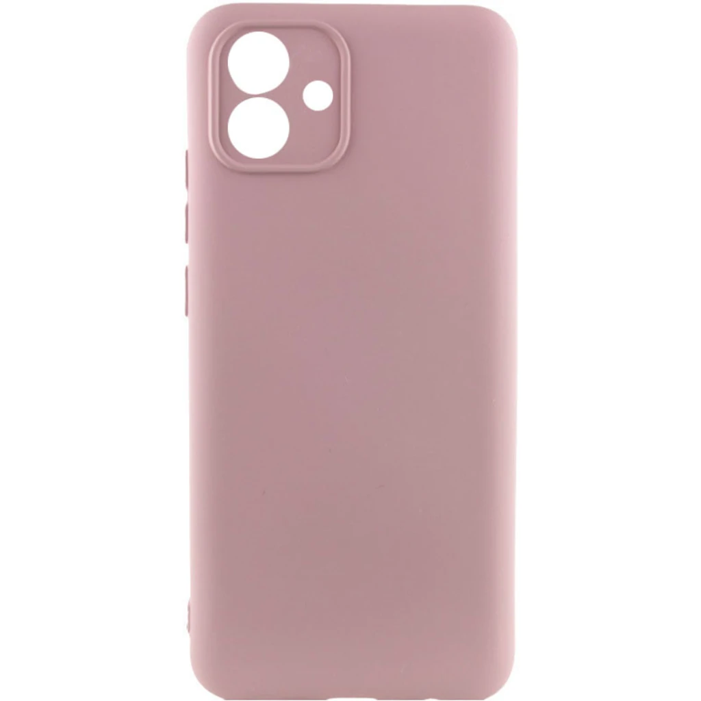 Чохол Silicone Cover Lakshmi Full Camera Pink Sand для Samsung Galaxy A05 SM-A055