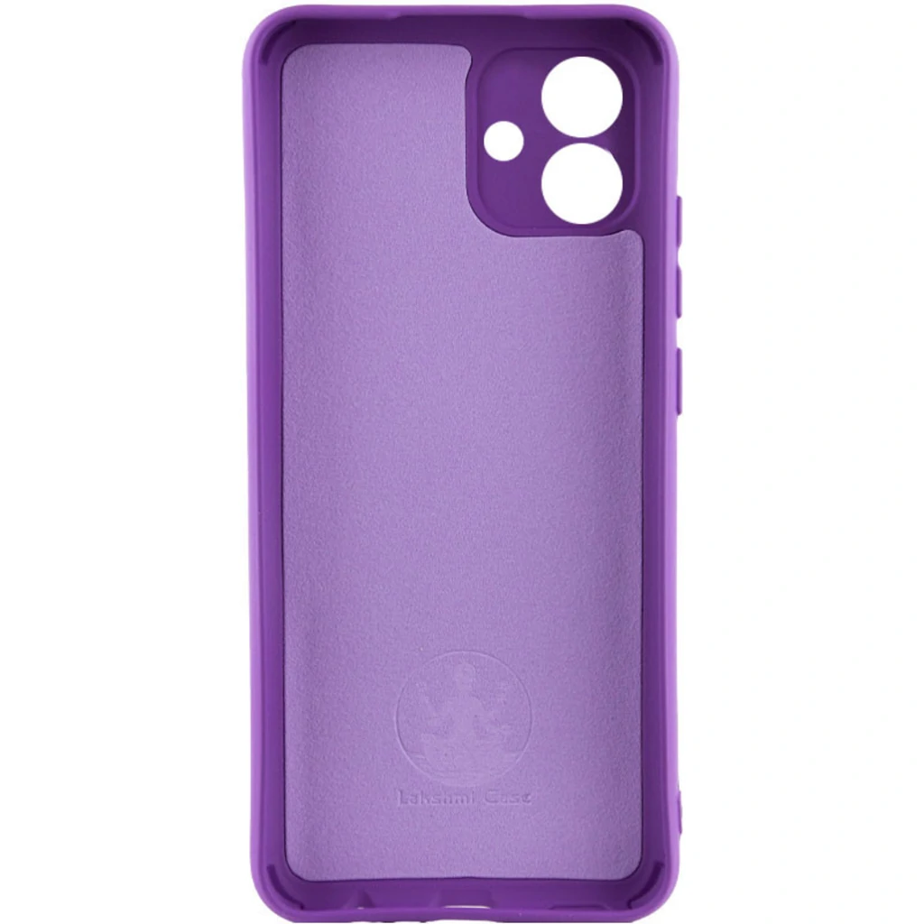 Чохол Silicone Cover Lakshmi Full Camera Purple для Samsung Galaxy A05 SM-A055