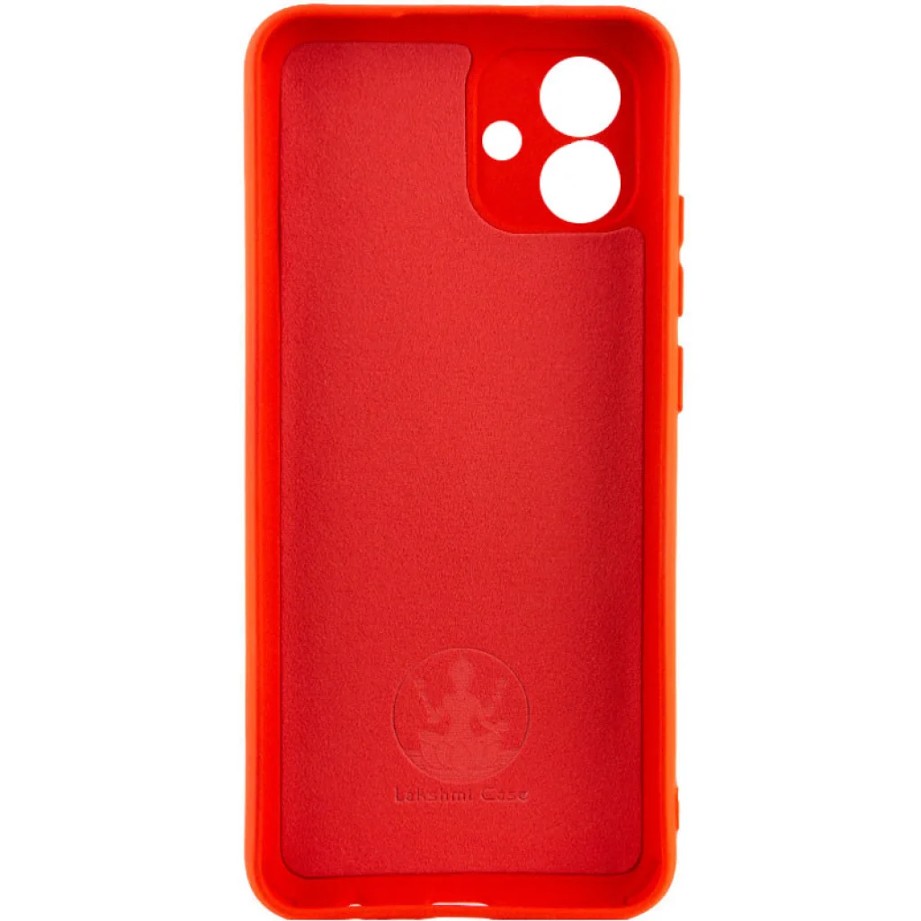 Чохол Silicone Cover Lakshmi Full Camera Red для Samsung Galaxy A05 SM-A055