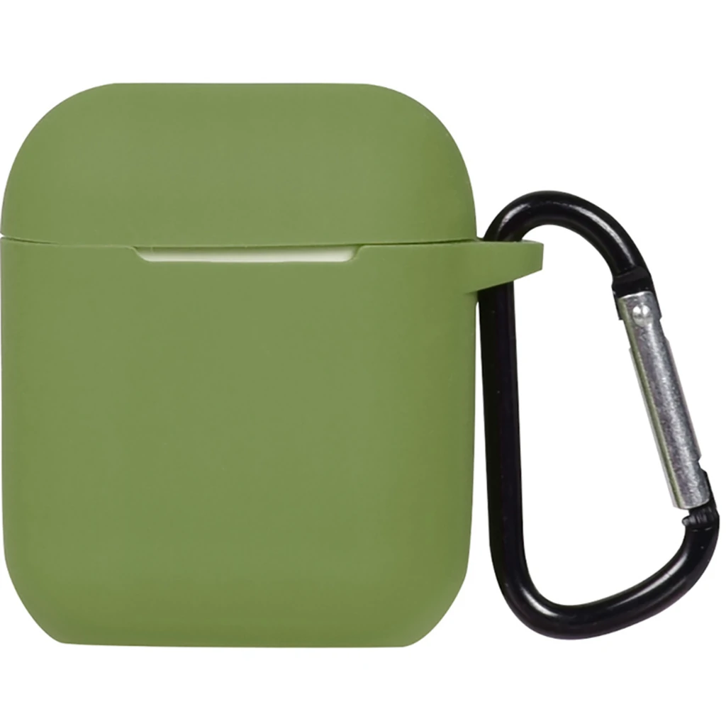 Чехол TOTO Silicone Case Airpods, Airpods 2 Green