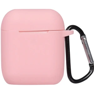 Цвет: Розовый - Чехол TOTO Silicone Case Airpods, Airpods 2 Pink