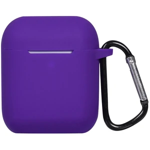 Цвет: Фиолетовый - Чехол TOTO Silicone Case Airpods, Airpods 2 Purple