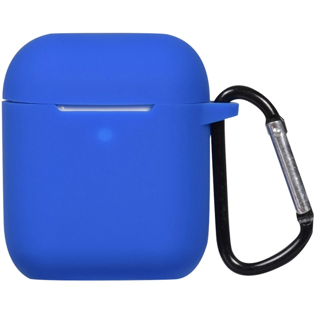 Чехол TOTO Silicone Case Airpods, Airpods 2 Royal Blue
