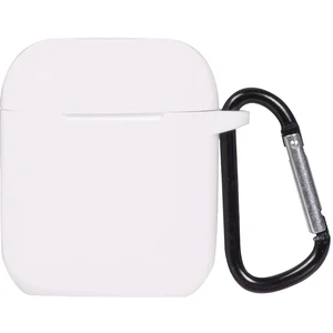 Цвет: Белый - Чехол TOTO Silicone Case Airpods, Airpods 2 White