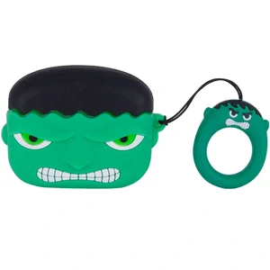 Чехол Airpods Pro Marvel and DC Silicone Case Hulk Green