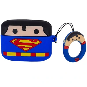 Чехол Airpods Pro Marvel and DC Silicone Case Superman Blue