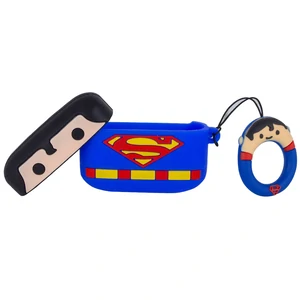 Чехол Airpods Pro Marvel and DC Silicone Case Superman Blue
