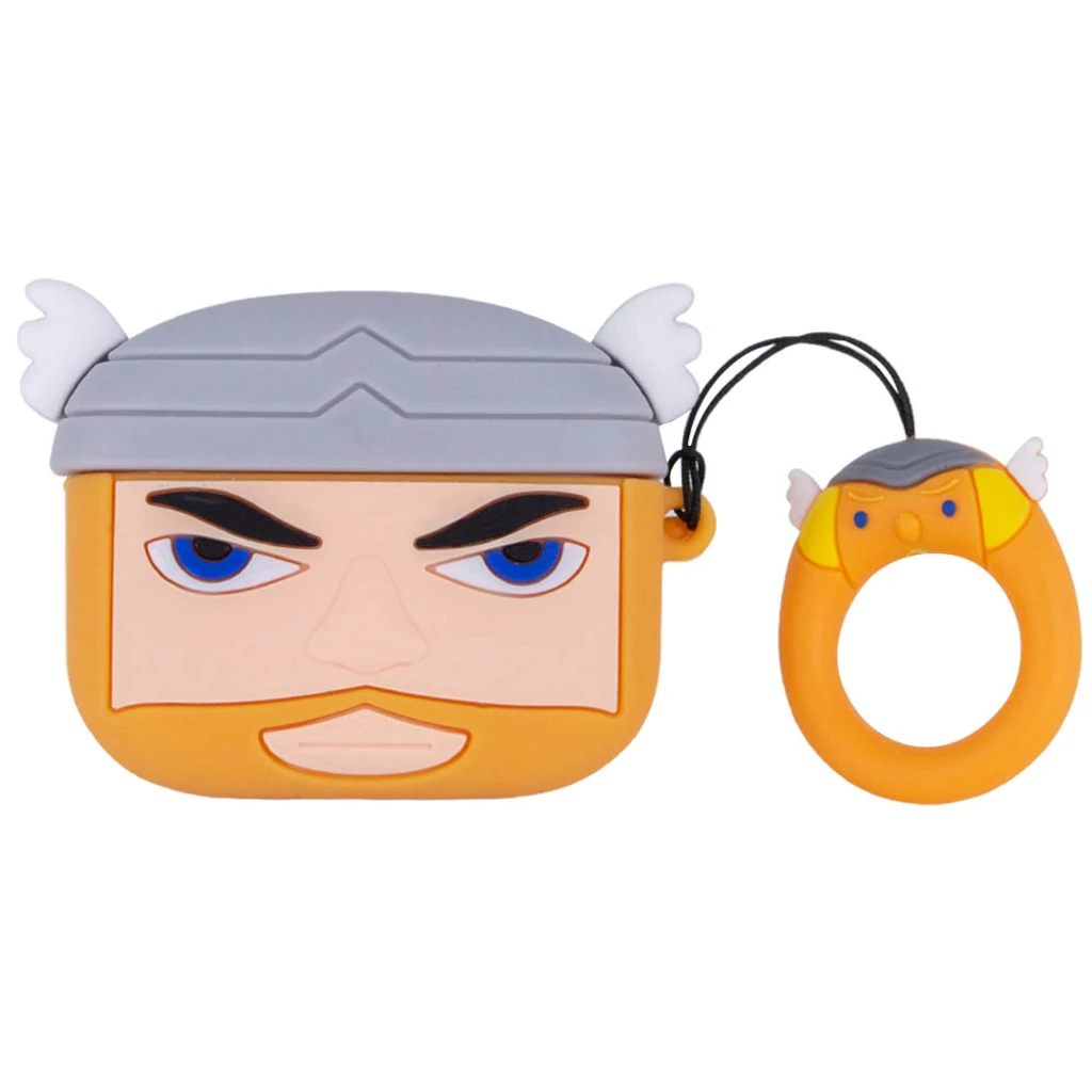Чохол Airpods Pro Marvel and DC Silicone Case Tor Brown