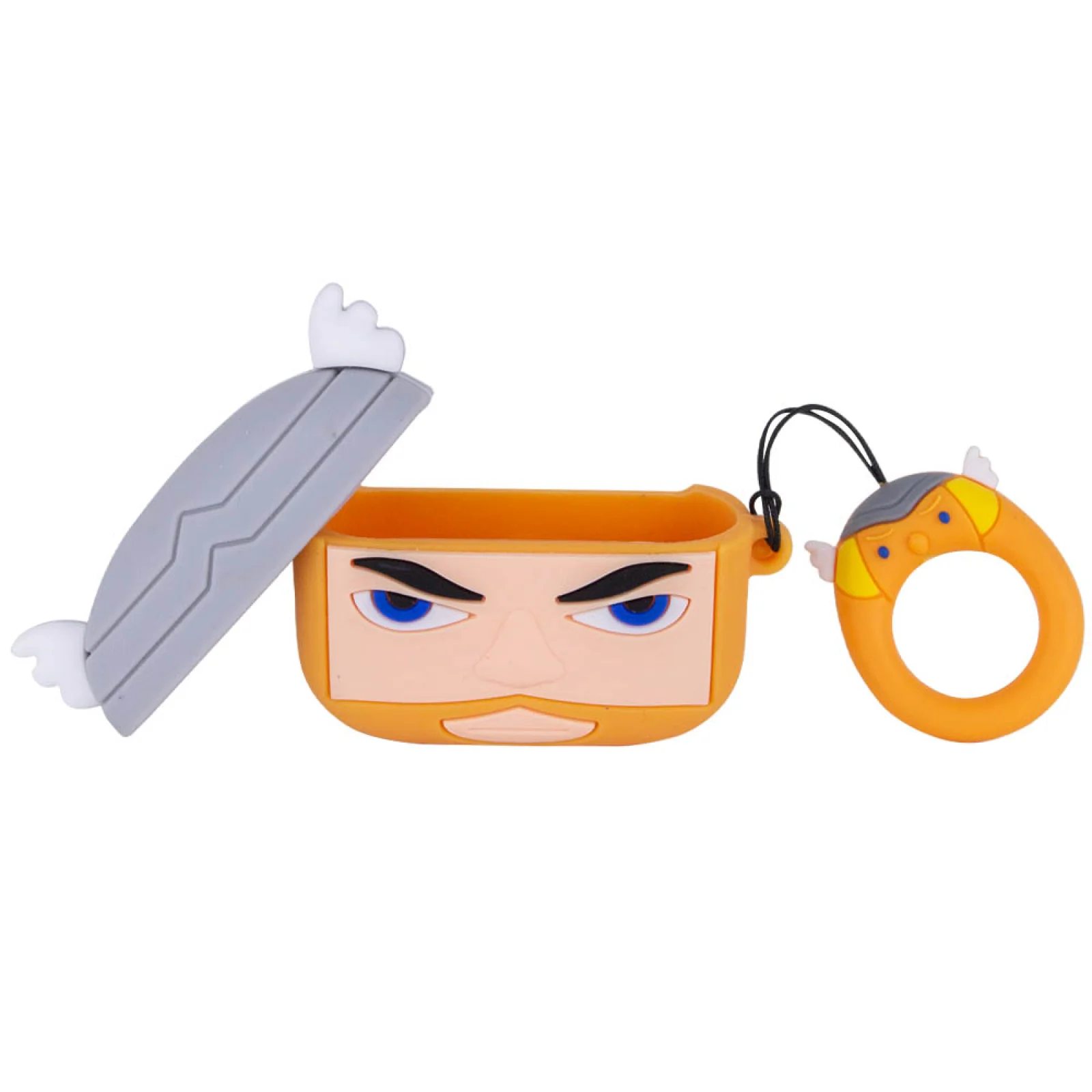 Чохол Airpods Pro Marvel and DC Silicone Case Tor Brown