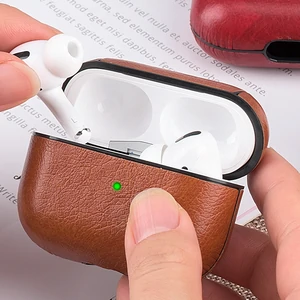 Чохол Airpods Pro Leather Case Red