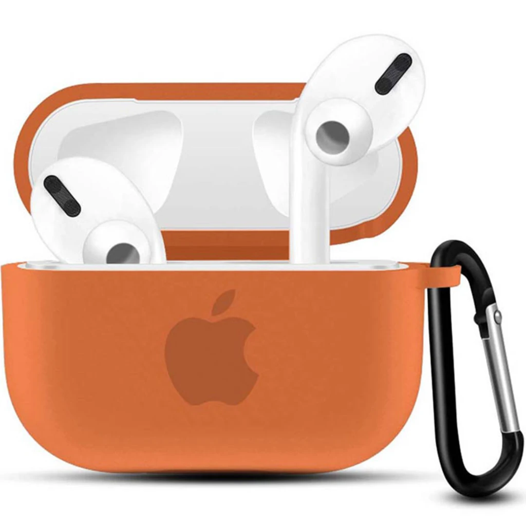 Чехол Airpods Pro Original Colors Silicone Case Clip Apricot