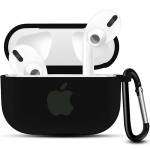 Цвет: Черный - Чехол Airpods Pro Original Colors Silicone Case Clip Black