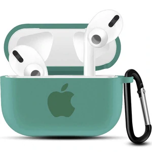 Цвет: Голубой - Чехол Airpods Pro Original Colors Silicone Case Clip Blue