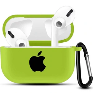 Цвет: Зеленый - Чехол Airpods Pro Original Colors Silicone Case Clip Green
