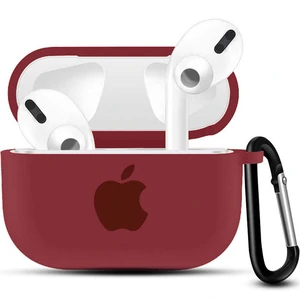 Чохол Airpods Pro Original Colors Silicone Case Clip Rose Red