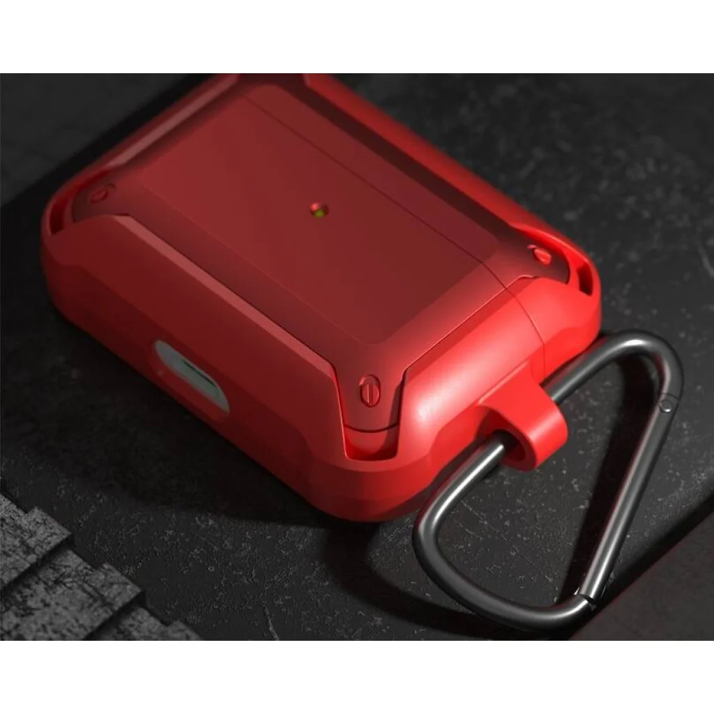 Чохол AirPods Pro AmazingThing Anti-Bacterial Protection Outre Drop Proof Case Galaxy Red