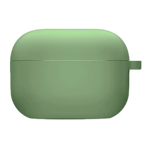 Цвет: Зеленый - Чехол Airpods Pro Silicone Case with Microfiber Mint