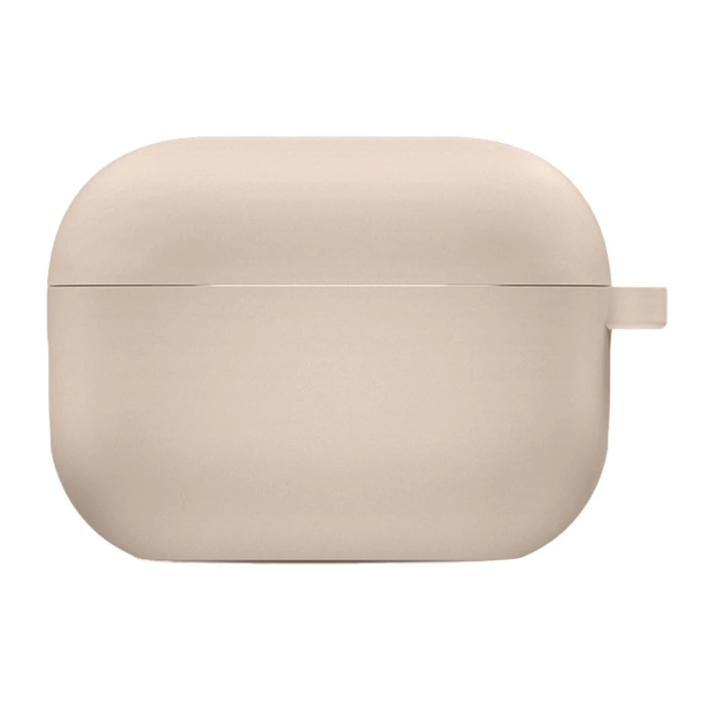 Силиконовый футляр с микрофиброй Airpods Pro Silicone Case with Microfiber Pink Sand