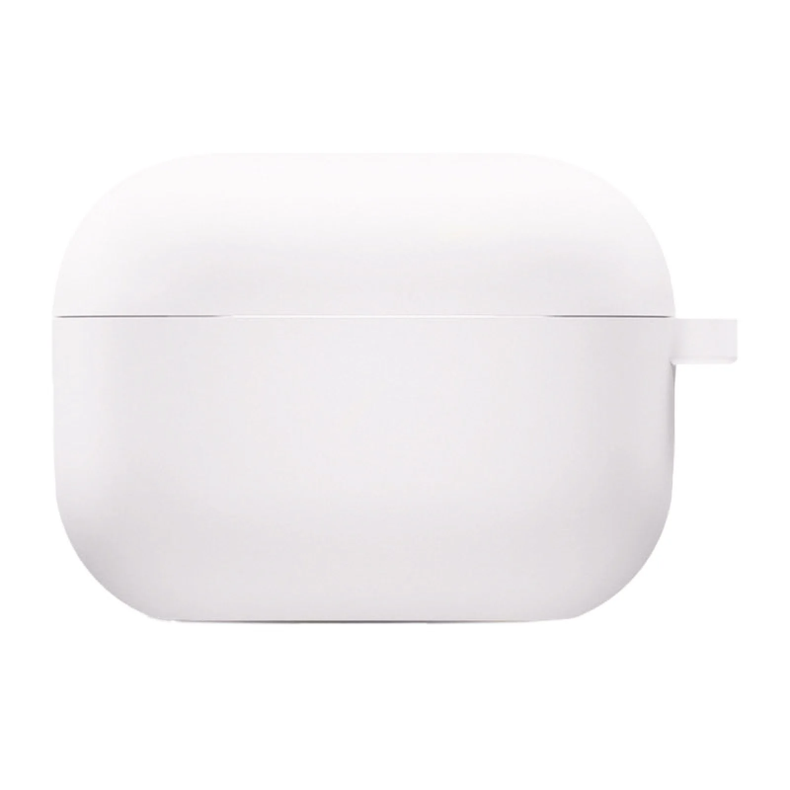 Силиконовый футляр с микрофиброй Airpods Pro Silicone Case with Microfiber White